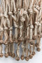 Фото #14 товара Платье-кафтан из кружева кроше с кисточками ZARA