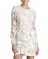 Фото #1 товара Women's Floral-Embroidered Mini Dress