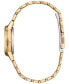 ფოტო #2 პროდუქტის Eco-Drive Women's Classic Gold-Tone Stainless Steel Bracelet Watch 29mm