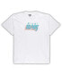 Фото #2 товара Men's White, Charcoal Miami Dolphins Big and Tall T-shirt and Shorts Set