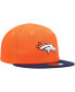Фото #4 товара Infant Unisex Orange, Navy Denver Broncos My 1St 9Fifty Adjustable Hat