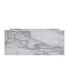 Ileana Faux Marble Color Changing Electric Fireplace