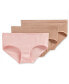 Women's Seamfree Hipster 3-Pack Underwear 4391 light/light/coral mist, 2XL - фото #3