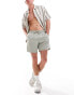 Фото #6 товара ASOS DESIGN 2 pack swim shorts in mid length in sage green/brown