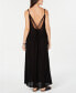 Фото #2 товара Raviya 259178 Women's Sleeveless Cover-Up Maxi Dress Swimsuit Black Size Small