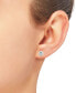 ფოტო #2 პროდუქტის Diamond Stud Earrings (1/2 ct. t.w.) in 14k Gold