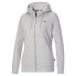 Фото #1 товара Puma Essentials Small Logo Full Zip Hoodie Womens Grey Casual Outerwear 58681154