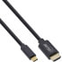 Фото #2 товара InLine USB display cable - USB-C male to HDMI male - 1m