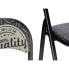 Фото #3 товара Складной стул Quality Чёрный Серый PVC Металл 43 x 46 x 78 cm (6 штук)