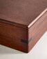 Medium wooden jewellery box