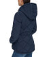 Фото #2 товара Куртка Tommy Hilfiger женская утепленная с капюшоном Diamond Quilted, создана для Macy's