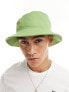 New Era logo bucket hat in green