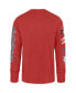 Men's Red Philadelphia 76ers 2023/24 City Edition Triplet Franklin Long Sleeve T-shirt
