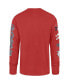 ფოტო #3 პროდუქტის Men's Red Philadelphia 76ers 2023/24 City Edition Triplet Franklin Long Sleeve T-shirt