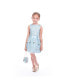 ფოტო #2 პროდუქტის Child Talia Bluebell Novelty Woven Dress