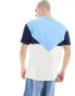 Adidas Originals Adicolor seasonal archive t-shirt in blue Semi Blue Burst/Wunderweiß, L - фото #4