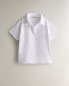 Cotton terry polo shirt