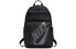Nike 耐克 大Logo休闲拉链开合 涤纶 书包背包双肩包 男女同款 黑色 / Рюкзак Nike Logo BA5381-010
