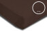 Фото #5 товара Простыня One-Home Jersey шоколадного цвета 200x200 см 2 шт.