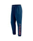 Фото #3 товара Men's Navy Houston Texans Chop Block Fleece Sweatpants