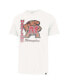 Фото #2 товара Men's Cream Distressed Maryland Terrapins Phase Out Franklin T-shirt