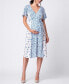 ფოტო #5 პროდუქტის Women's Floral Maternity Nursing Dress