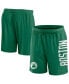 Фото #1 товара Men's Kelly Green Boston Celtics Post Up Mesh Shorts
