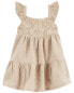 Фото #5 товара Baby Lace Tiered Flutter Dress 6M