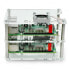 Фото #3 товара Case for two Raspberry Pi 4B/3B+/3B/2B - with two fans - transparent open V2