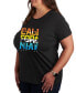 Trendy Plus Size Destination California Graphic T-shirt