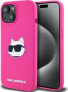 Фото #1 товара Karl Lagerfeld Karl Lagerfeld KLHMP15MSCHPPLF iPhone 15 Plus / 14 Plus 6.7" różowy/fuschia hardcase Silicone Choupette Head MagSafe