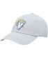 Фото #1 товара Men's Gray Los Angeles Rams Logo Clean Up Adjustable Hat