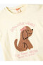 4SMG10188AK Koton Kız Bebek T-shirt BEJ