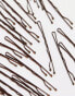 Фото #4 товара Pieces 30 pack hair pins card in bronze