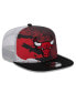 Фото #2 товара Men's Black Chicago Bulls Court Sport Speckle 9fifty Snapback Hat