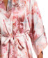 ფოტო #5 პროდუქტის Women's Marion Floral Satin Robe
