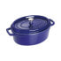 Фото #1 товара Zwilling STAUB LA COCOTTE - Casserole baking dish - Oval - Cast iron - Ceramic - Gas - Halogen - Induction - Sealed plate - Blue - Enamel