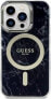 Guess Etui na telefon Guess GUHMP14LPCUMAK do Apple iPhone 14 Pro 6.1" czarny/black hardcase Marble MagSafe