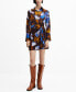 ფოტო #1 პროდუქტის Women's Printed Satin Dress