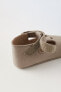 Фото #4 товара Leather flats with heart detail