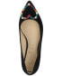 ფოტო #4 პროდუქტის Women's Elika Pointed-Toe Embellished Ballet Flats