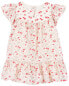 Baby Floral Print Flutter Dress 3M