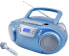 Soundmaster SCD5800BL - Analog - FM,PLL - Player - CD,CD-R,CD-RW - 3 W - Blue,Silver