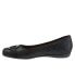 Фото #4 товара Trotters Sizzle Sign T1251-015 Womens Black Extra Narrow Ballet Flats Shoes 8