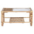 Centre Table Home ESPRIT Natural Bamboo Rattan 76 x 46 x 40 cm