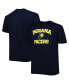 Фото #1 товара Men's Navy Indiana Pacers Big and Tall Heart and Soul T-shirt