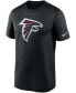 Фото #3 товара Men's Big and Tall Black Atlanta Falcons Logo Essential Legend Performance T-shirt