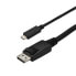 StarTech.com 9.8ft/3m USB C to DisplayPort 1.2 Cable 4K 60Hz - USB-C to DisplayPort Adapter Cable - HBR2 USB Type-C DP Alt Mode to DP Monitor Video Cable - Works w/ Thunderbolt 3 - Black - 3 m - USB Type-C - DisplayPort - Male - Male - Straight