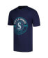 ფოტო #2 პროდუქტის Big Boys Navy, White Seattle Mariners T-shirt Combo Set