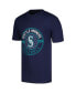 Фото #2 товара Big Boys Navy, White Seattle Mariners T-shirt Combo Set